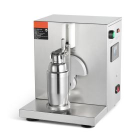 Milkshake Maker Machine, 120W Commercial Milk Tea Shaker Machine, Single Head Milk Shake Mixer Machine, 0-180s Adjustable Milkshake Blender